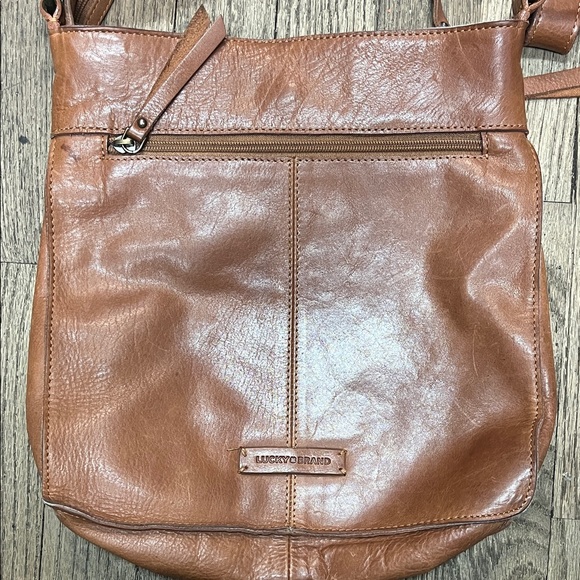 Lucky Brand Tan Leather Shoulder Bag - Picture 3 of 3